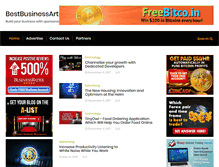 Tablet Screenshot of bestbusinessarticles.com